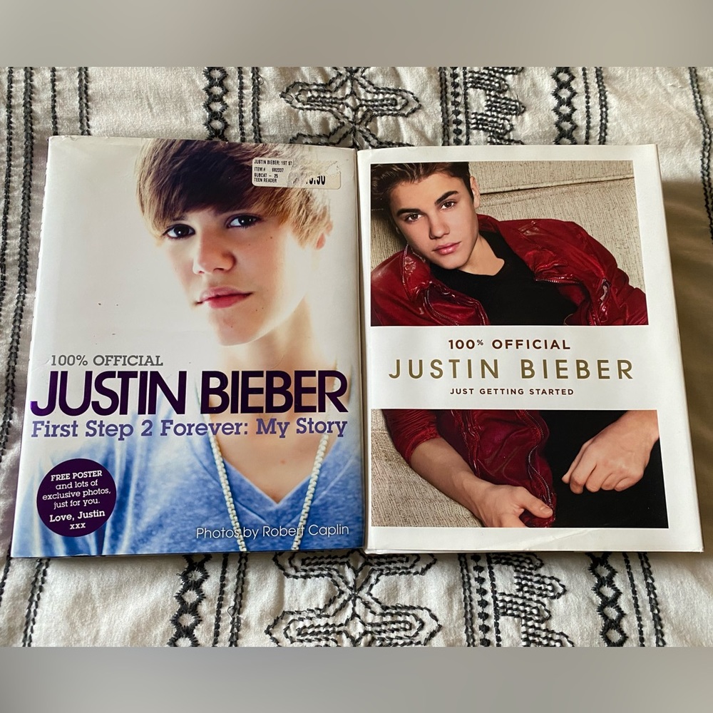 Justin Bieber hardcover books
